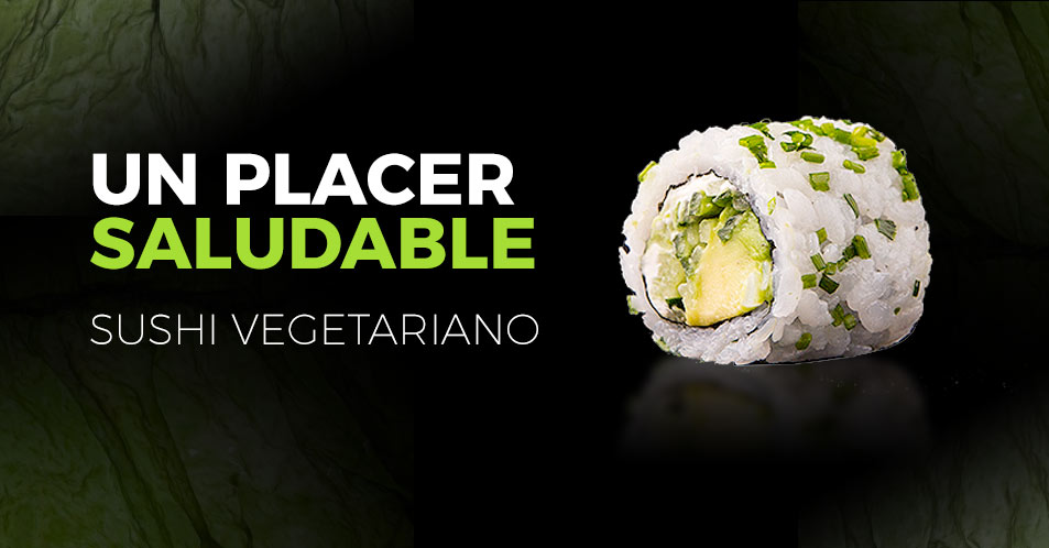 Sushi vegetariano saludable