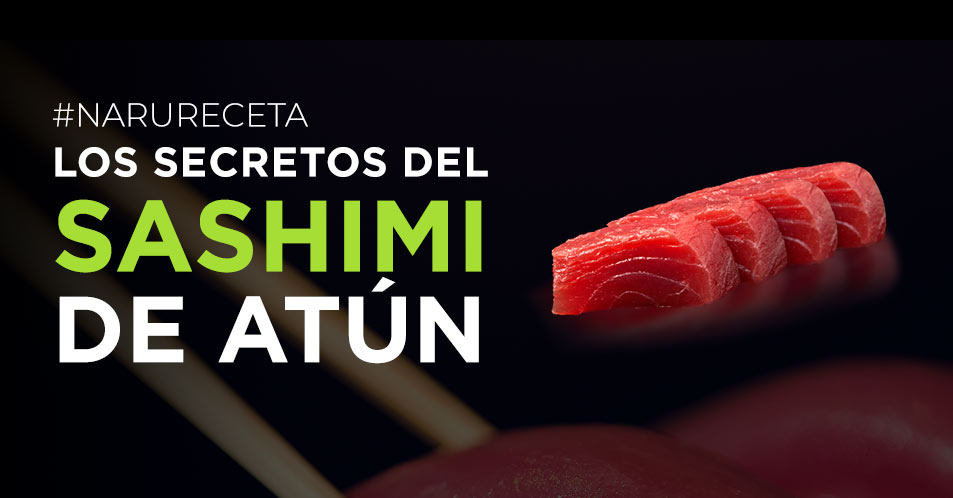 Receta sashimi de atún